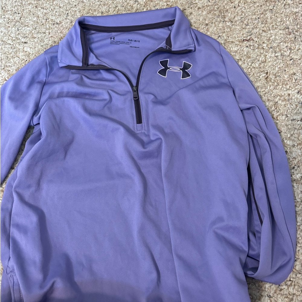 Under Armour Purple Quarter-Zip Pullover